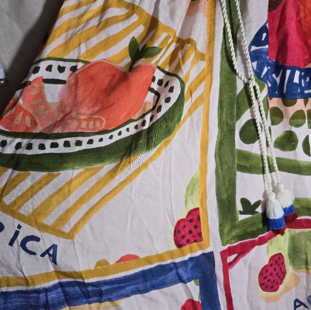 Farm Rio Fruit Patchwork Skirt Small NWT - Picture 10 of 11